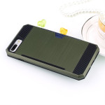 Wholesale iPhone 7 Plus Credit Card Armor Hybrid Case (Army Green)